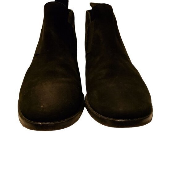 Eileen Fisher Black Suede Ankle Boots Booties Shoes Size 7.5 Pull-on - Picture 11 of 16